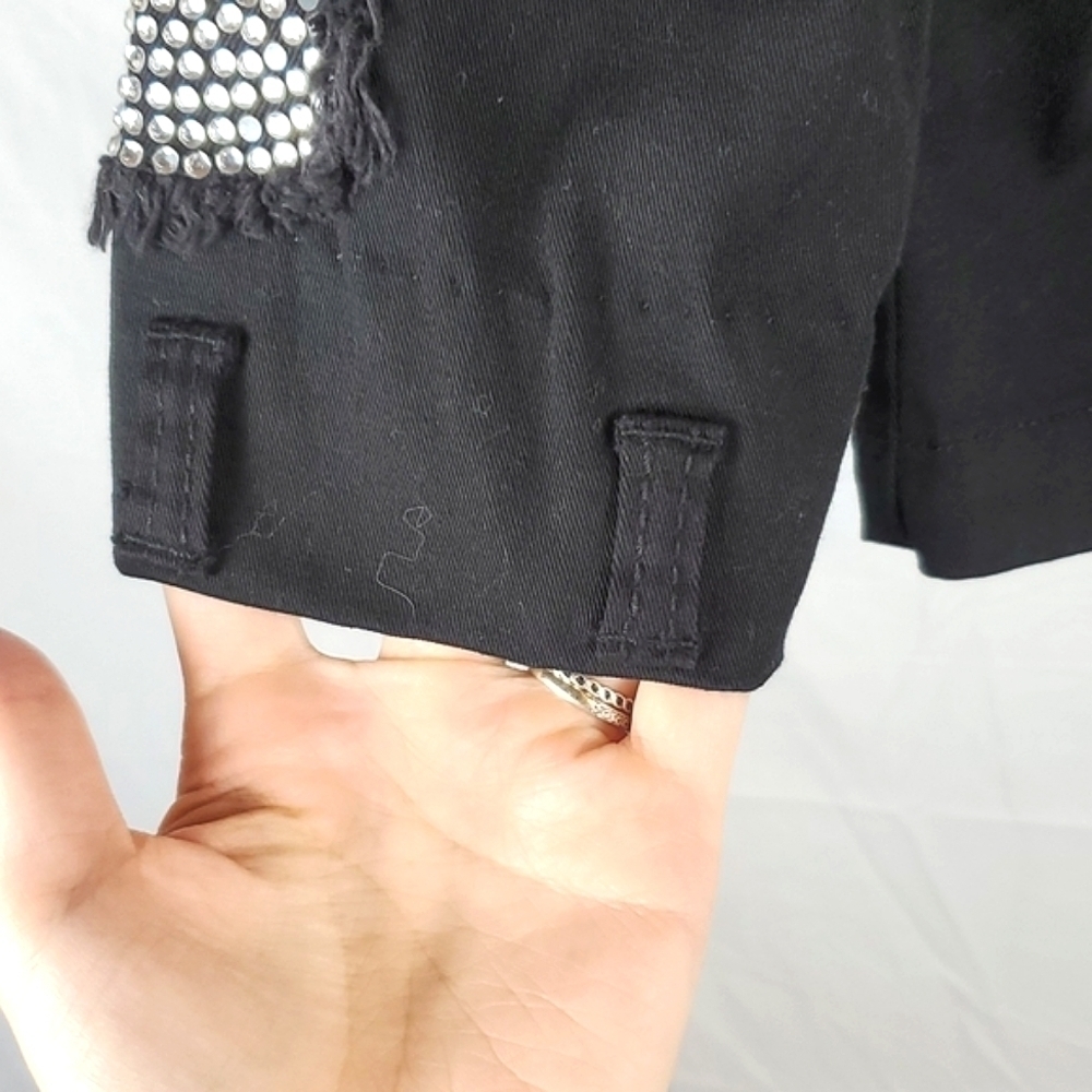 Quacker Factory Rhinestone Heart Jacket - Picture 9 of 9